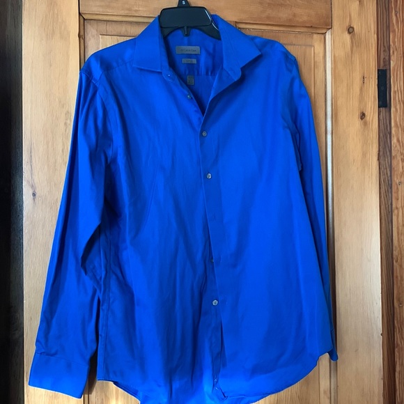 Chemise Femme Manches Longues Bleue – Saddleseat, Taille 32-33, VSL Menswear